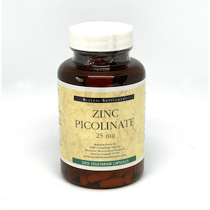 Healing And Repair: Metabolic Maintenance Zinc Picolinate 25mg 100 Caps