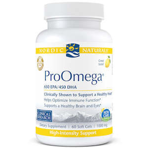 Nordic Naturals ProOmega Lemon 60 Softgels