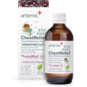 Lung Support: Artemis Kids ChestRelief Night 200ml