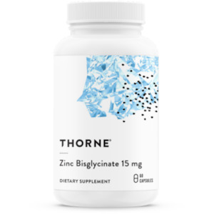 Thorne Zinc Bisglycinate 15mg 60 Capsules