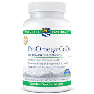 Essential Fatty Acids: Nordic Naturals ProOmega COQ10 60 Softgels