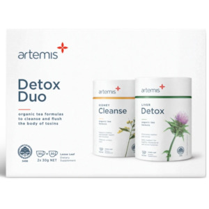 Gluten Free: Artemis Detox Duo 2x 30g