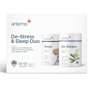 Gluten Free: Artemis De-Stress & Sleep Duo 2x 30g