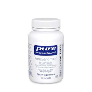 Pure Encapsulations: Pure Encapsulations Puregenomics B-Complex 120 Caps ** Discontinued**