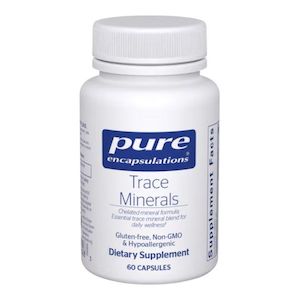 Immune Support: Pure Encapsulations Trace Minerals 60 Capsules