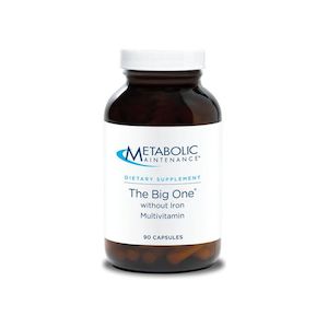 Metabolic Maintenance: Metabolic Maintenance The Big One without Iron 90 Capsules