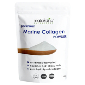 Gluten Free: Matakana Superfoods Marine Collagen Powder 200g pouch