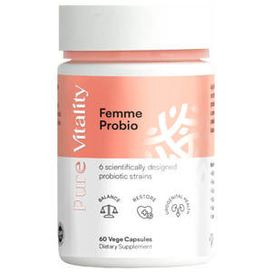 Pure Vitality: Pure Vitality Femme Probio 60 Caps
