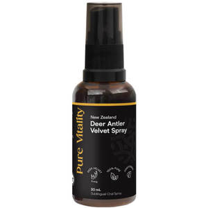 Pure Vitality: Pure Vitality Deer Antler Velvet Spray 30ml