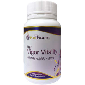 Pure Vitality: Pure Vitality Her Vigor Vitality 700mg 60 Caps