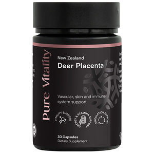Pure Vitality: Pure Vitality Deer Placenta 350mg 30 Caps