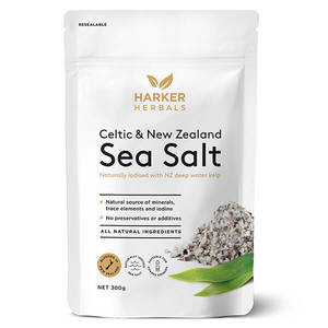 Harker Herbals: Harker Herbals Celtic & NZ Sea Salt with Kelp 300g
