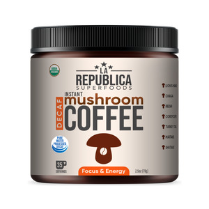 LA Republica Instant Mushroom Coffee Decaf 70g