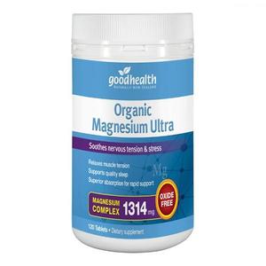 Good Health Organic Magnesium Ultra 120 Tablets