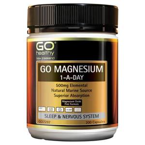 Go Healthy Go Magnesium 1-A-Day 500mg 200 Capsules