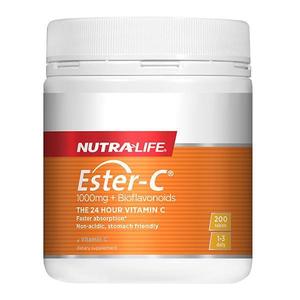 Nutralife Ester-C 1000mg + Bioflavonoids 200 Tabs