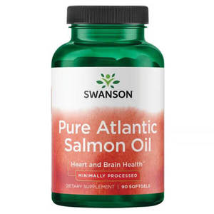 General Health: Swanson Pure Atlantic Salmon Oil 90 Softgels
