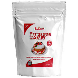 General Health: Justine's Keto Victoria Sponge Cake Mix 440g