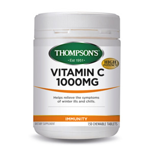Thompson's Vitamin C 1000mg 150 Chewables