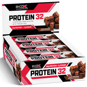 Essentials: BioX Protein 32 Bars 88g x12 CLEARANCE Short Dated end of 12/2025