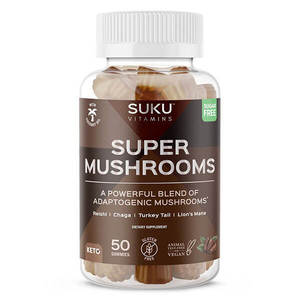 Suku Vitamins: Suku Vitamins Super Mushrooms x50 Gummies