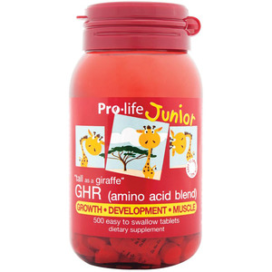 Products: Pro-life Junior GHR 500 Tabs CLEARANCE Short Dated end of 02/2026