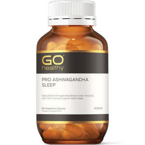 Ashwagandha: Go Healthy Pro Ashwagandha Sleep 60 Caps