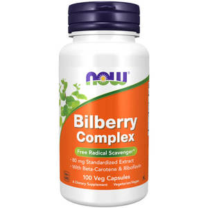 Bilberry: Now Foods Bilberry Complex 100 Caps