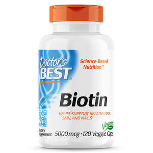 Biotin: Doctor's Best Biotin 5000mcg 120 Vegecaps
