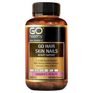 Biotin: Go Healthy Go Hair Skin Nails Beauty Support 100 Veggie Caps