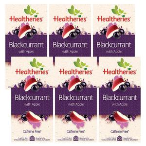 Blackcurrant: Healtheries Blackcurrant with Apple Tea 20 Bags x6 (6x Packages)