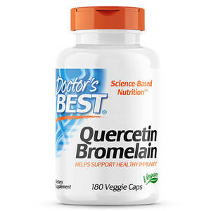 Bromelain: Doctor's Best Quercetin Bromelain 180 Veggie Caps