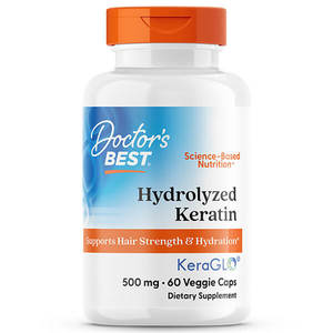 Chondroitin: Doctor's Best Hydrolyzed Keratin 500mg 60 Caps