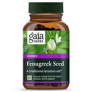 Fenugreek: Gaia Herbs Fenugreek Seed 60 Caps