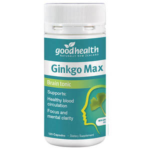 Ginkgo: Good Health Ginkgo Max 120 Caps