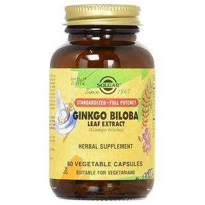 Solgar Ginkgo Biloba Leaf Extract 60 Vegetable Capsules