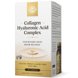 Hyaluronic Acid: Solgar Collagen Hyaluronic Acid Complex 30 Tabs