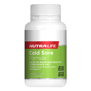 L Lysine: Nutralife Cold Sore Formula 60 Tablets