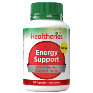 Taurine: Healtheries Energy Support 60 Caps