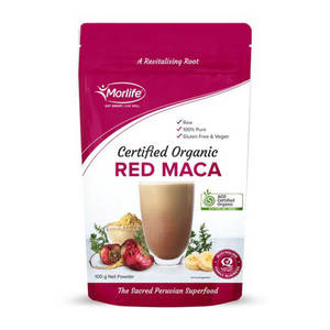 Maca: Morlife Certified Organic Maca Red Powder 100g