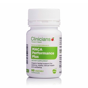 Maca: Clinicians MACA Performance Plus 60 Capsules