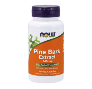 Pine: Now Foods Pine Bark Extract 240mg 90 Caps