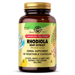 Solgar Rhodiola Root Extract 60 Vegetable Capsules