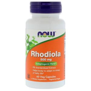 Rhodiola: Now Foods Rhodiola 500mg 60 Veggie Caps