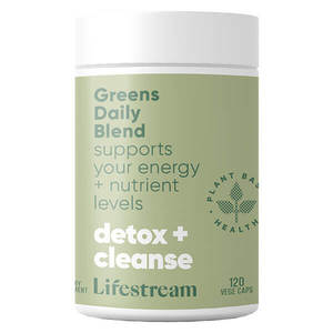 Spirulina: Lifestream Greens Daily Blend 120 Caps