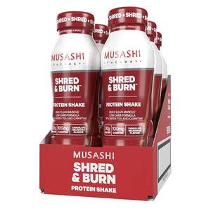 Musashi Shred & Burn Shake Pack of 6