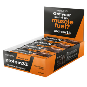 Horleys Protein 33 Bar Box of 12