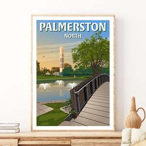 Travel Posters: Palmerston North Travel Poster, New Zealand