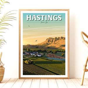 Travel Posters: Hastings Travel Poster, New Zealand