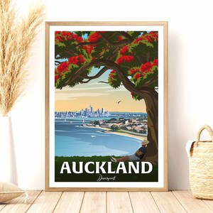 Travel Posters: Auckland, Devonport Travel Poster, New Zealand
